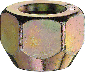 NUT HEX21 12X1.25X16 OPEN YELL. ZINC-PL.