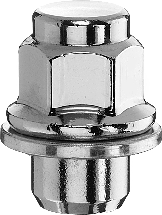 NUT HEX21 12X1.5X37+ROTATING WASHER CHRO